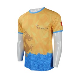 T816 來樣訂做男裝短袖T恤 網上下單男裝短袖T恤 香港 龍舟比賽 活動T恤 生產商    黃色  生活節活動制服 T816 來樣訂做男裝短袖T恤 網上下單男裝短袖T恤 香港 龍舟比賽 活動T恤 生產商    黃色  生活節活動制服